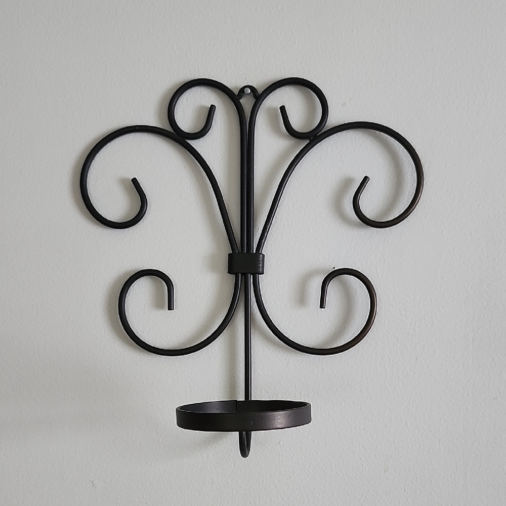 Elegant Brown BronzeMetal Wall Sconce Home Decoration Wall Decoration Gold Sheen